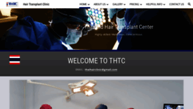 What Thaihairclinic.com website looked like in 2020 (3 years ago)