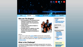 What The-brights.net website looked like in 2020 (3 years ago)