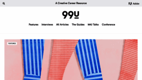 What The99percent.com website looked like in 2020 (4 years ago)