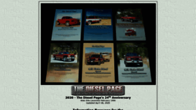 What Thedieselpage.com website looked like in 2020 (3 years ago)