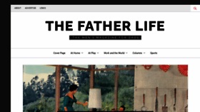 What Thefatherlife.com website looked like in 2020 (3 years ago)
