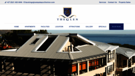 What Theglenapartments.co.za website looked like in 2020 (3 years ago)