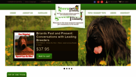 What Thegreenpetcommunity.com website looked like in 2020 (3 years ago)