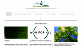 What Thegreensamaritan.com website looked like in 2020 (3 years ago)