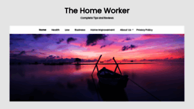 What Thehomeworker.org website looked like in 2020 (3 years ago)