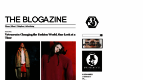 What Theblogazine.com website looked like in 2020 (3 years ago)