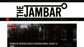What Thejambar.com website looked like in 2020 (3 years ago)