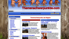 What Themenschwerpunkte.com website looked like in 2020 (3 years ago)