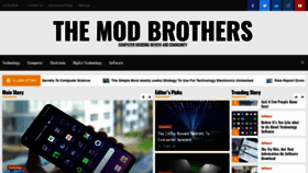 What Themodbrothers.com website looked like in 2020 (3 years ago)