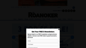 What Theroanoker.com website looked like in 2020 (3 years ago)