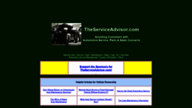 What Theserviceadvisor.com website looked like in 2020 (3 years ago)