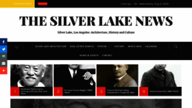 What Thesilverlakenews.com website looked like in 2020 (3 years ago)