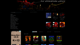 What Thespidermangames.com website looked like in 2020 (3 years ago)
