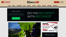 What Thetimes.co.za website looked like in 2020 (3 years ago)