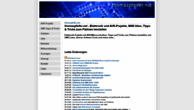 What Thomaspfeifer.net website looked like in 2020 (3 years ago)