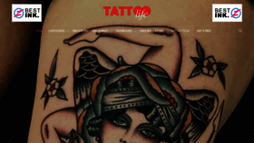 What Tattoolife.com website looked like in 2020 (3 years ago)