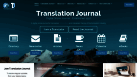 What Translationjournal.net website looked like in 2020 (3 years ago)