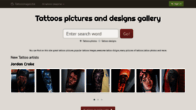 What Tattooimages.biz website looked like in 2020 (3 years ago)