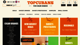 What Topcubans.com website looked like in 2020 (3 years ago)