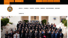 What Terrasanta.edu.jo website looked like in 2020 (3 years ago)