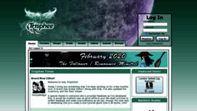 What Trisphee.com website looked like in 2020 (3 years ago)