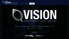 What Thevisionconference.com website looked like in 2020 (3 years ago)