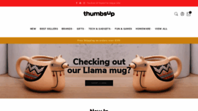What Thumbsup.com website looked like in 2020 (3 years ago)