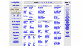 What Toronto.craigslist.org website looked like in 2020 (3 years ago)