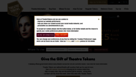 What Theatretokens.com website looked like in 2020 (3 years ago)