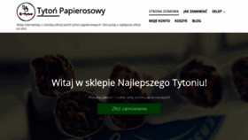 What Tytonpapierosowy.pl website looked like in 2020 (3 years ago)