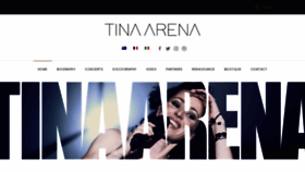 What Tinaarena.com website looked like in 2020 (3 years ago)