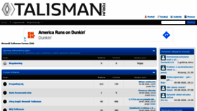 What Talisman-forum.pl website looked like in 2020 (3 years ago)