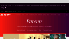 What Todaymoms.com website looked like in 2020 (3 years ago)