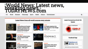 What Todaynews.com website looked like in 2020 (3 years ago)