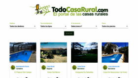 What Todocasarural.com website looked like in 2020 (3 years ago)