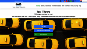 What Taxivantilburg.nl website looked like in 2020 (3 years ago)