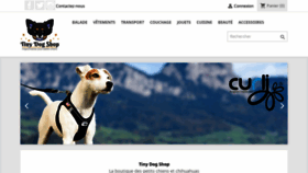What Tinydogshop.fr website looked like in 2020 (3 years ago)