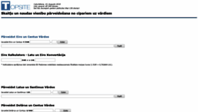 What Topsite.lv website looked like in 2020 (5 years ago)