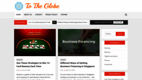 What Totheglobe.info website looked like in 2020 (3 years ago)