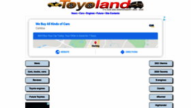 What Toyoland.com website looked like in 2020 (3 years ago)
