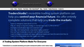 What Tradersstudio.com website looked like in 2020 (3 years ago)