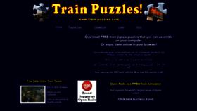 What Train-puzzles.com website looked like in 2020 (3 years ago)