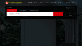 What Trangvangnhadat.vn website looked like in 2020 (3 years ago)