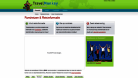 What Travelmonkey.nl website looked like in 2020 (3 years ago)