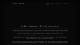 What Treiber-forum.de website looked like in 2020 (3 years ago)