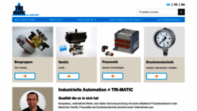 What Tri-matic.ch website looked like in 2020 (3 years ago)