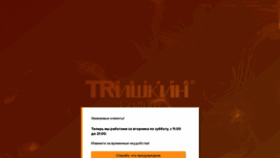 What Trishkin.ru website looked like in 2020 (3 years ago)