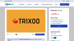 What Trixoo.com website looked like in 2020 (3 years ago)