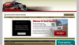 What Truckconversion.net website looked like in 2020 (5 years ago)