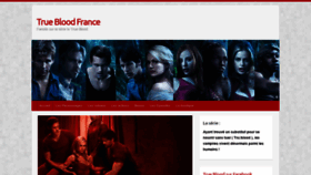 What True-blood.fr website looked like in 2020 (3 years ago)